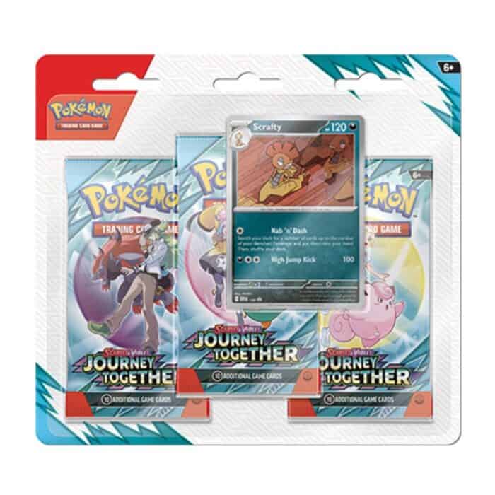 Pokémon: Scarlet & Violet 9: Journey Together - 3-Pack Blister ( Random Artwork ) - Image 2