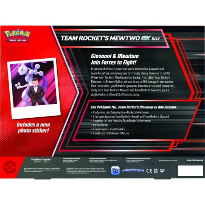 Pokémon: Team Rocket’s Mewtwo ex Box - Image 2
