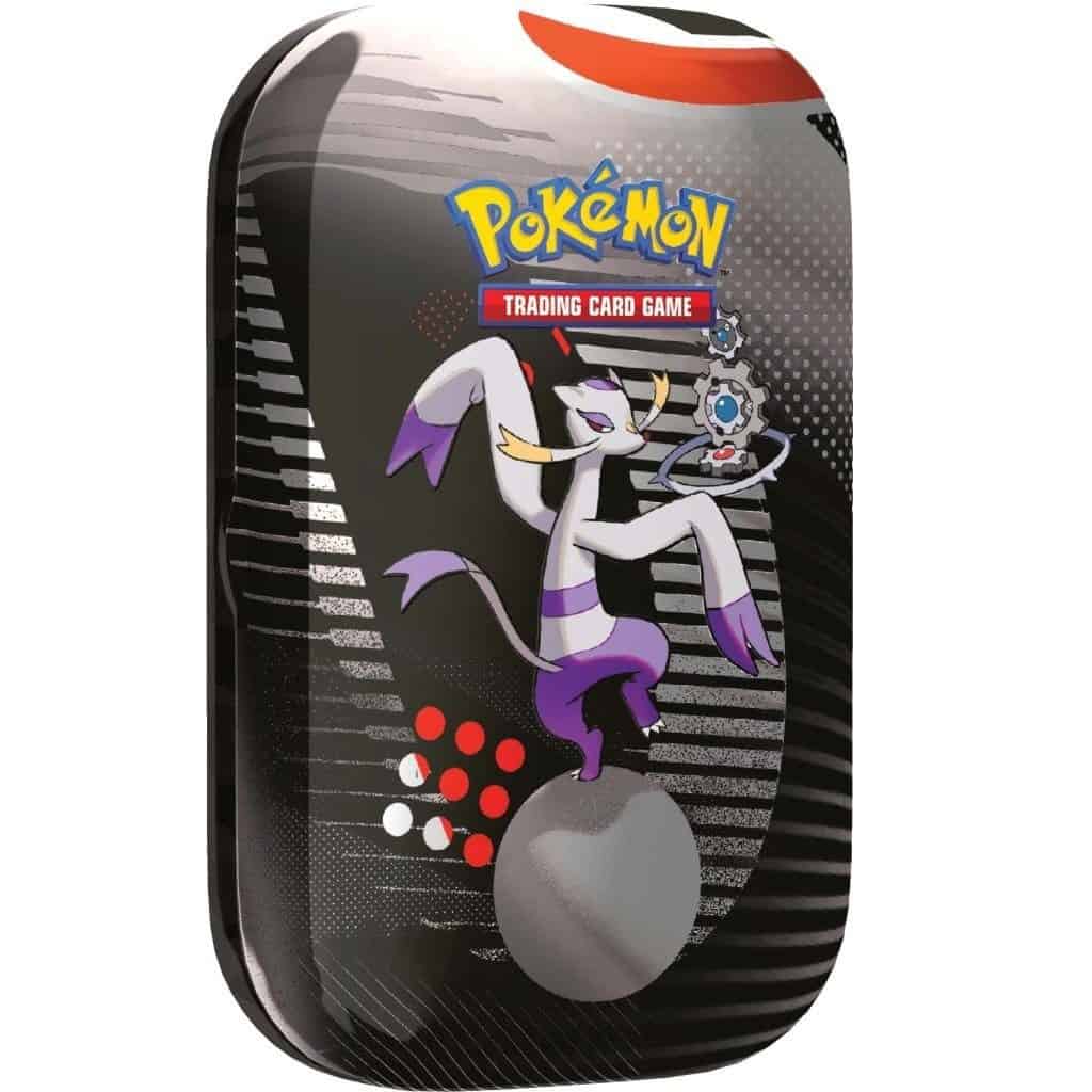 Pokemon-TCG-Unova-Mini-Tin-Miens Pokémon: Scarlet & Violet 10.5: Black Bolt & White Flare: Mini Tin ( Random Art ) - Image 1