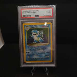 1999 POKEMON BASE SET UNLIMITED #2 BLASTOISE-HOLO PSA 4 - Image 2