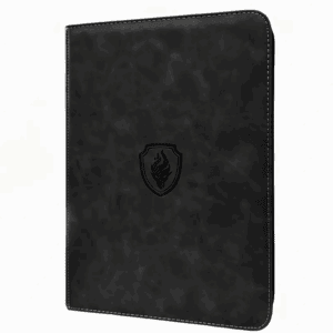Trading Card Zipper Binder for Pokemon cards |  9 Pocket | 360 Cards |  (Black)