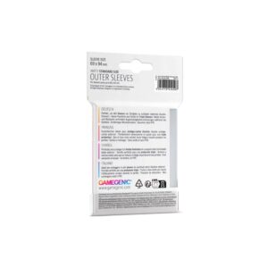 GameGenic - Matte Outer Sleeves: 69mm x 94mm (50) - Image 2