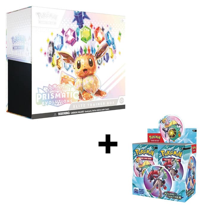 Prismatic Evolutions ETB + Journey Together Booster Box - Image 2