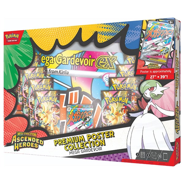 223232 Pokémon TCG: Mega Evolution–Ascended Heroes Premium Poster (Mega Gardevoir) - Image 1
