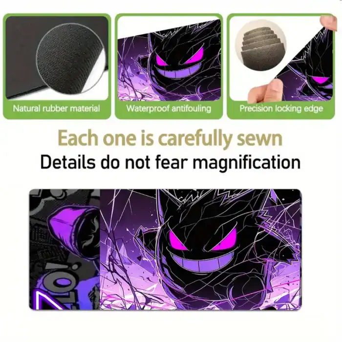 Gengar Gaming Mousepad  Large ( 40 x 90 cm ) - Image 4