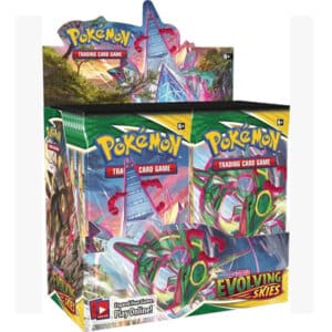 Pokemon Evolving Skies Booster Box with with Acrylic Case