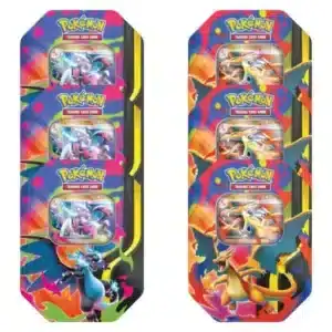Pokemon 2026 Mega Charizard sealed Tin Case ( 3 of each X & Y ) - Image 2