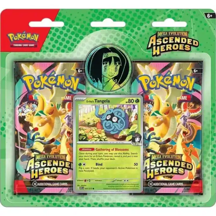Pokémon TCG: Mega Evolution–Ascended Heroes 2-Pack Blister ( Sealed Case ) - Image 2