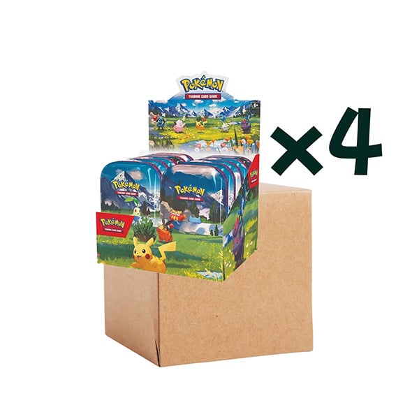 Pokémon TCG: Mega Evolution–Ascended Heroes Mini Tins   [ Sealed Case - 40 Tins ] - Image 1
