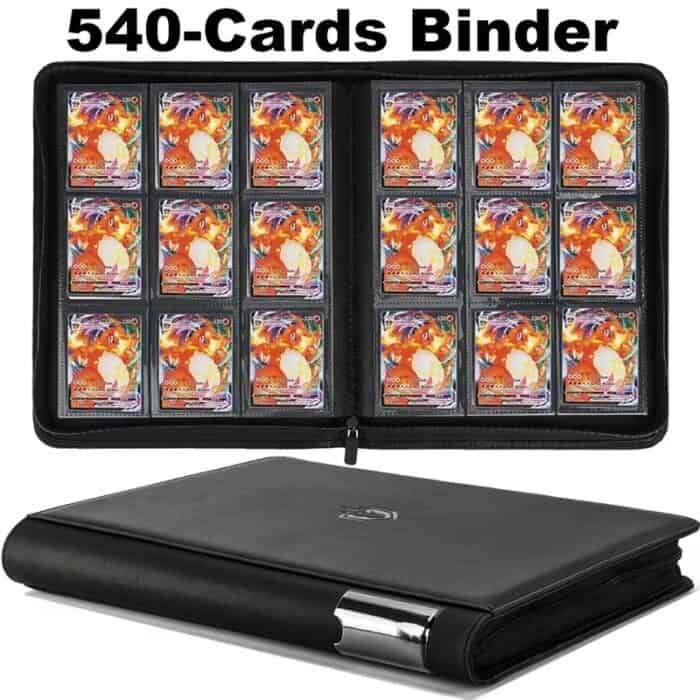 540-Pocket Premium Trading Card Binder ( Navy ) - Image 2