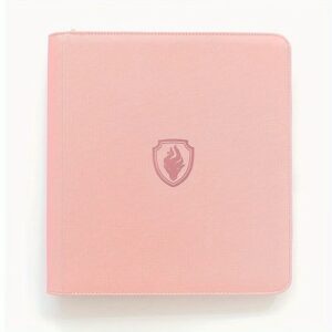 Premium 480 Card & 9-Pocket Zip Card Binder ( Pink )