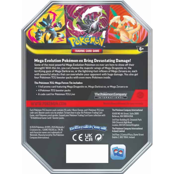 Pokémon TCG: Mega Forces Tin ( Mega Darkrai ex ) - Image 5