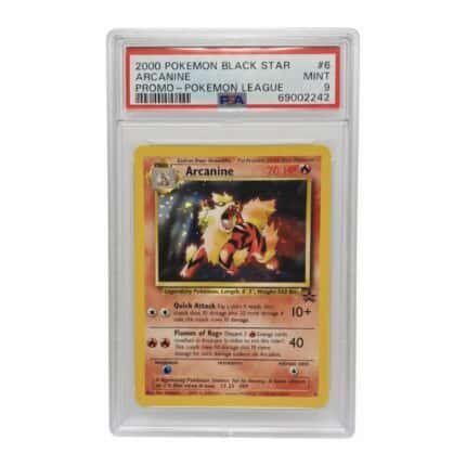 2000 Pokémon Black Star - Arcanine #6 - PSA 9 MINT