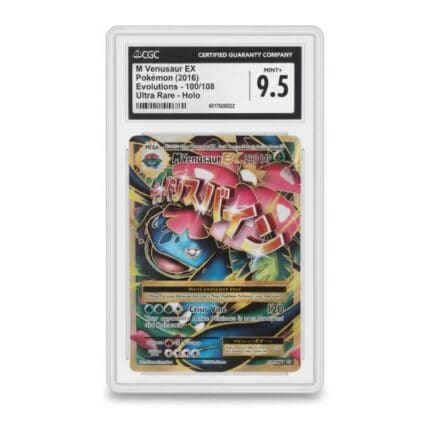 2016 Pokémon Evolutions - M Venusaur EX #100 - CGC 9.5 MINT+