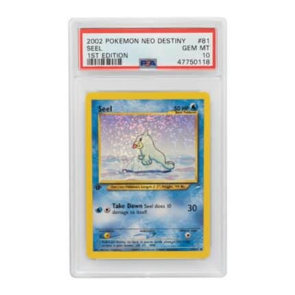 2002 Pokémon Neo Destiny - Seel #81 - PSA 10 GEM MT