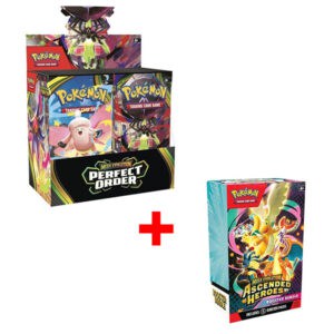 Pokemon Ascended Heroes Booster Bundle + Perfect Order Boster box