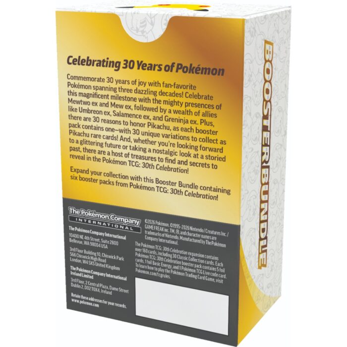 Pokémon TCG 30th Celebration - Booster Bundle - Image 3