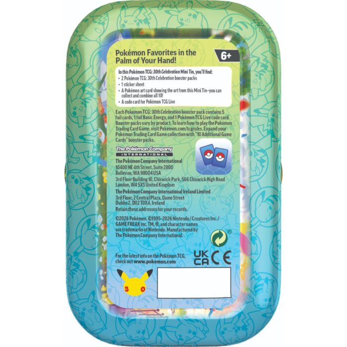 Pokémon TCG 30th Celebration - Mini Tin - Image 6