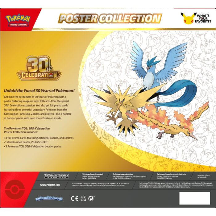 Pokémon TCG 30th Celebration - Poster Collection - Image 9