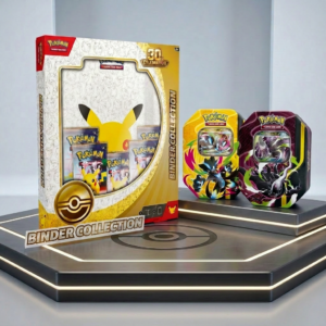 Pokémon TCG 30th Celebration - Binder Collection + Mega Forces Tins ( Darkrai &  Zeraora )